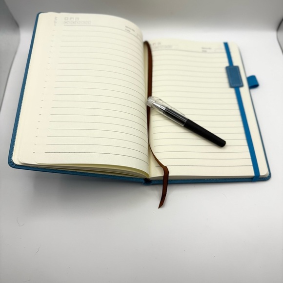 Tree of Life Synthetic Leather Notebooks w/Pens Hard Cover College Ruled 8x6 - Picture 3 of 12